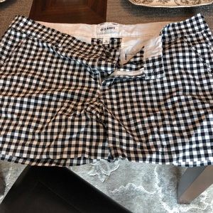 Old Navy Black and White Shorts